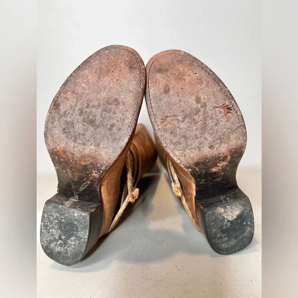 Freebird By Steven Women’s Drove Sz 6 Leather Distressed Brown Boots Western - Picture 9 of 9